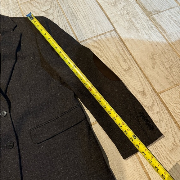 Men’s Wearhouse Men’s Tweed Blazer Retro Brown Size Small - Picture 9 of 9